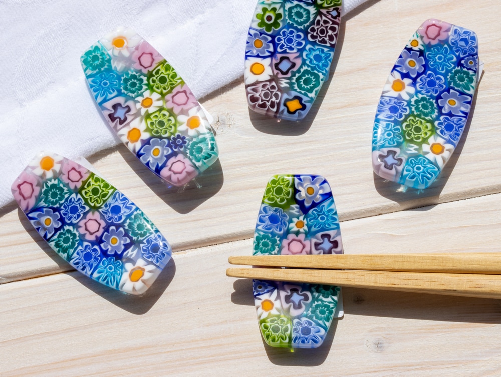 ミッレフィオーリ箸置き | 北一硝子 まごころお届け便