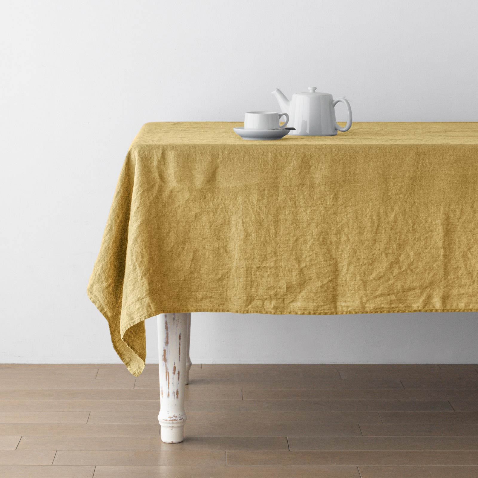 テーブルクロスL _ アンティークイエロー