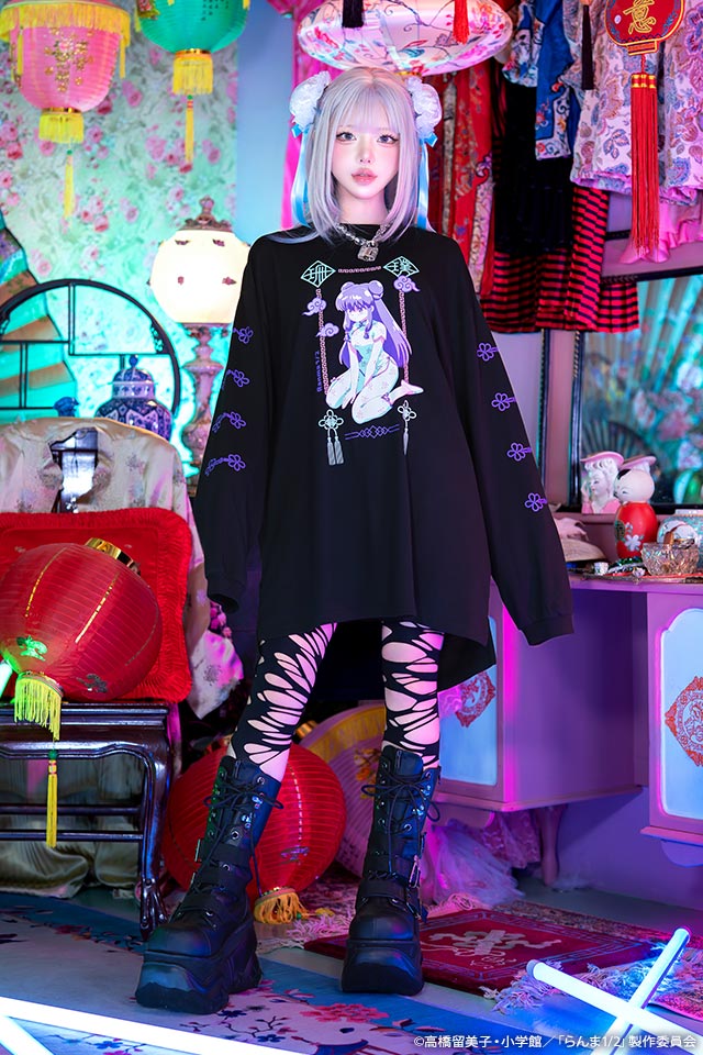 らんま1/2 シャンプーロンT【BLACK】 / らんま1/2×リッスンフレーバー