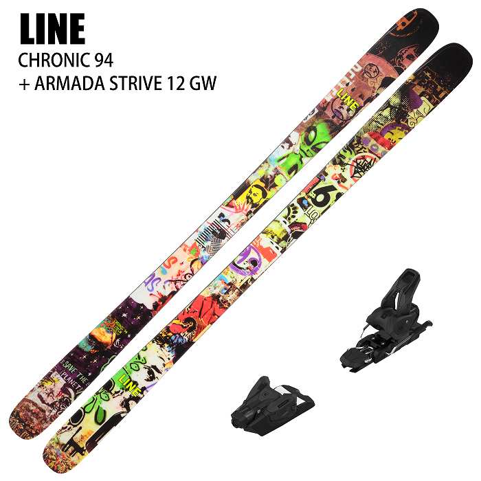 旧モデル [スキー2点セット]ライン スキー板 2025 LINE CHRONIC 94 +