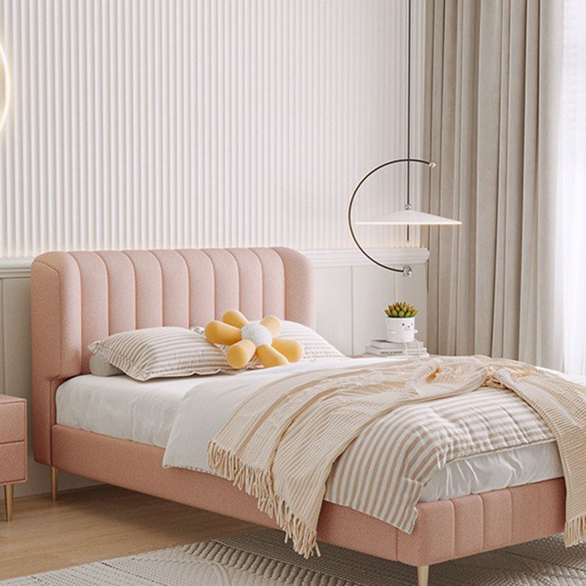 セミダブル] VeroMan 柔らかく包み込む ボリュームヘッドボード付き