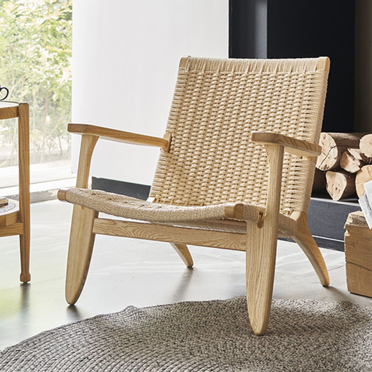 ラタン風デザイン アームチェア SOLLERON ソッレローン ラタン風