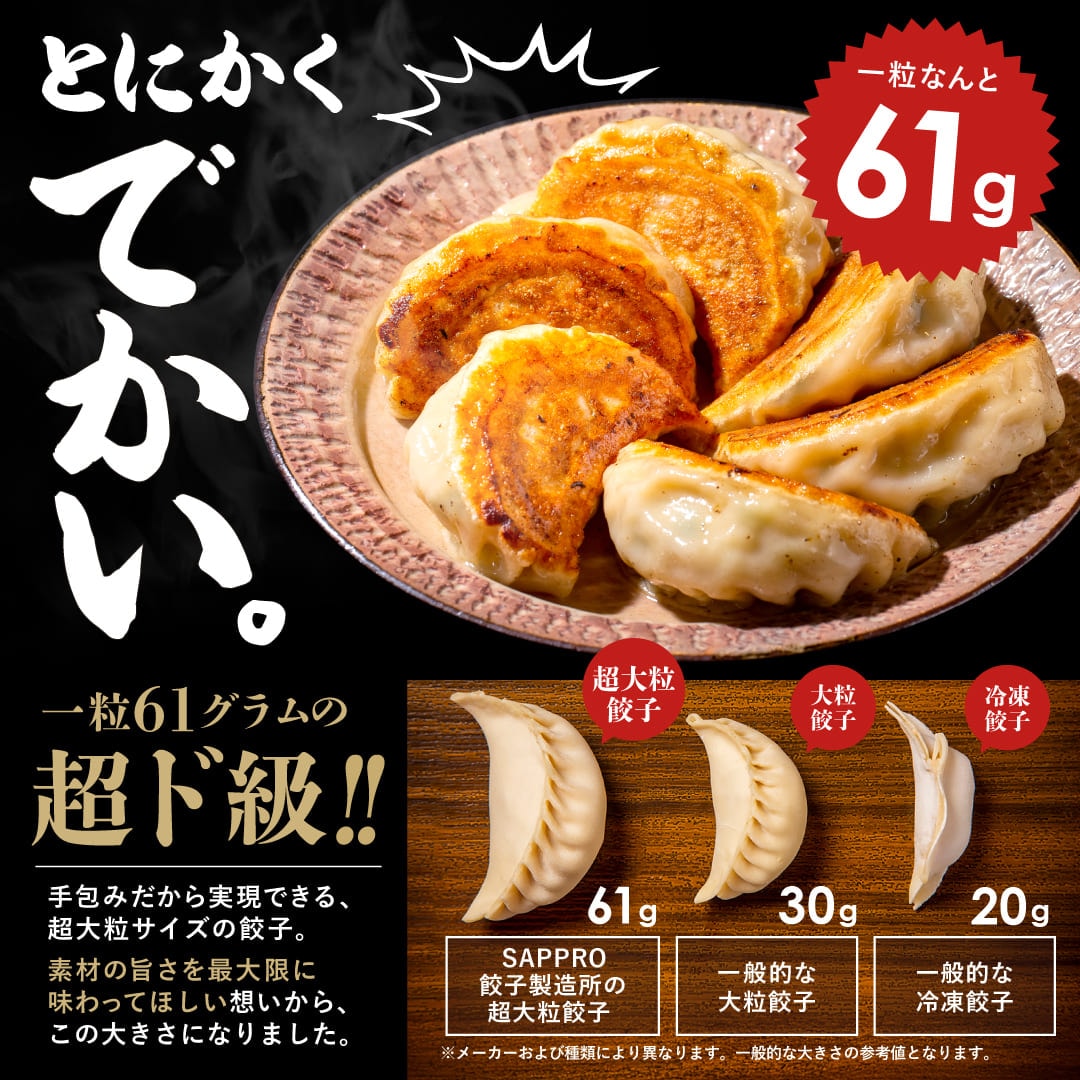 三味」饗宴 北の大地 餃子セット 行者ニンニク×生ラム×札幌みそ餃子3種