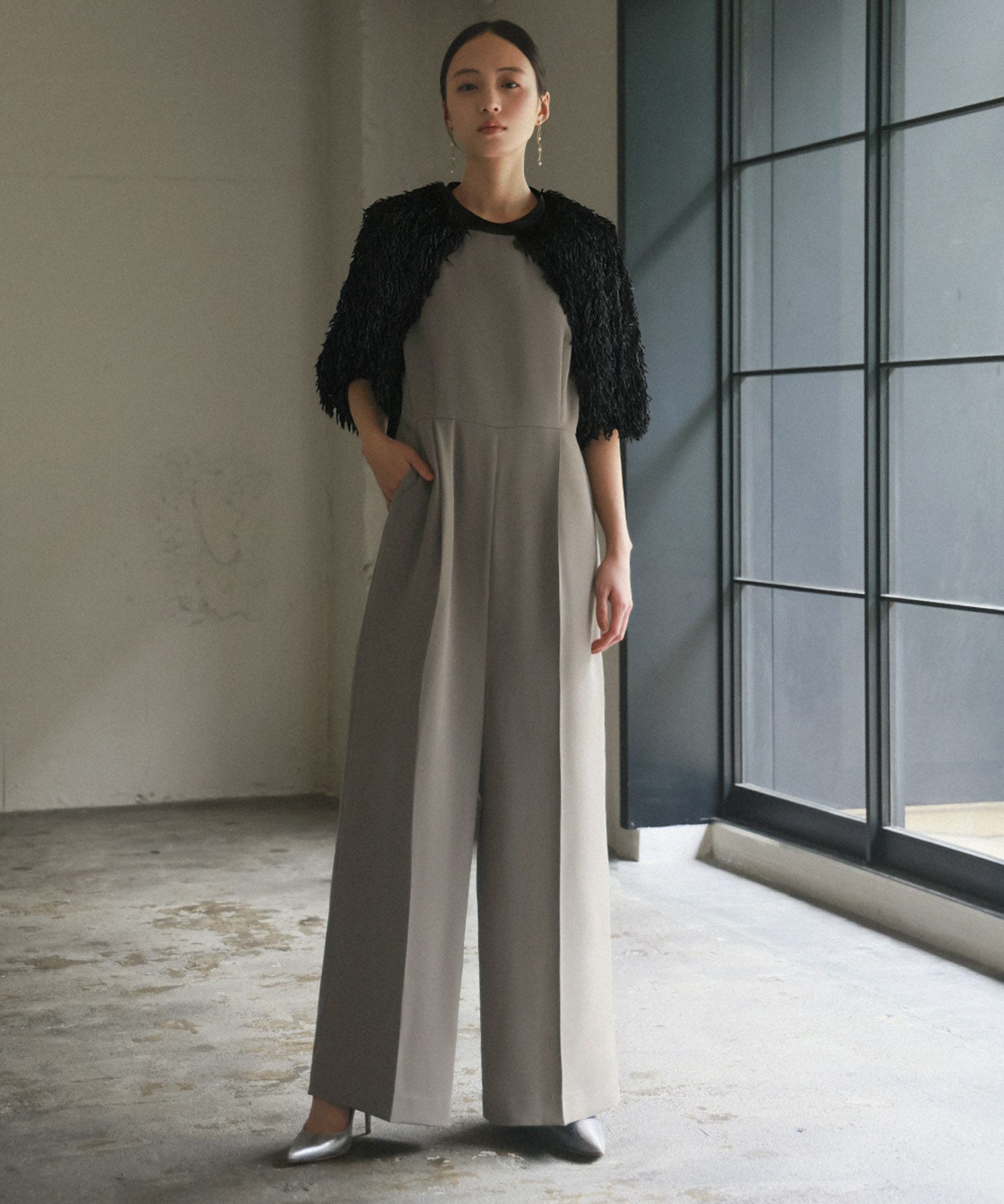 結婚式・お呼ばれ対応 | 2点セットオールインワンパンツドレス