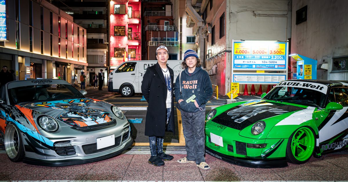 RWBポルシェにアートを描く。ロナルド・ヴェンチューラ個展『Grey