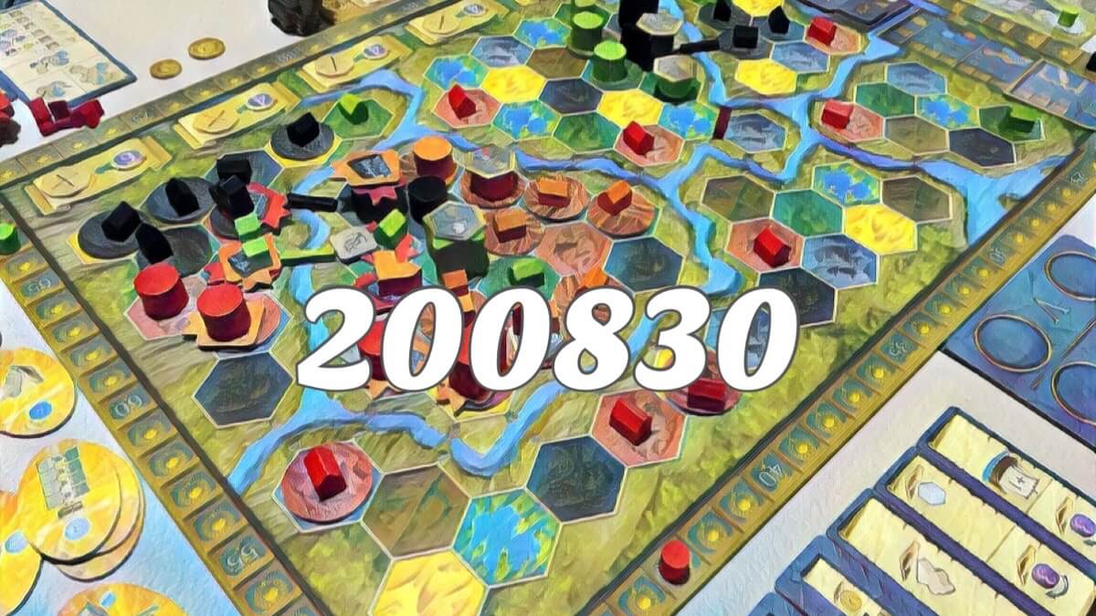 ボードゲーム] 200830 テラミスティカ（拡張入り）｜ゴクラキズム