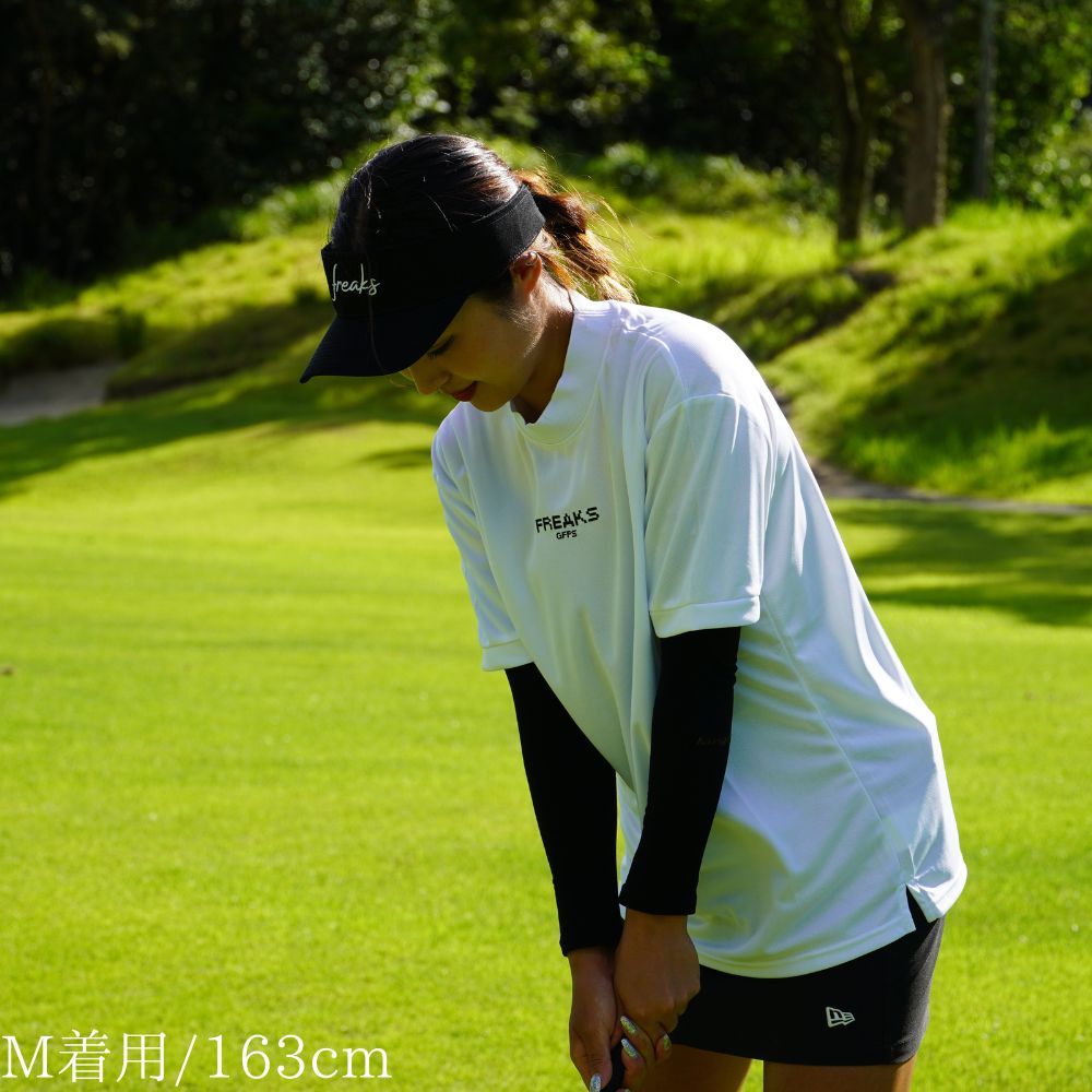 ゴルフフリークス】8bit logo mock neck shirts(8ビットロゴモック