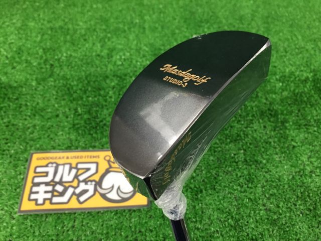 MasdaGolf マスダゴルフ 中古パター STUDIO-3 ブラックコート仕上げの