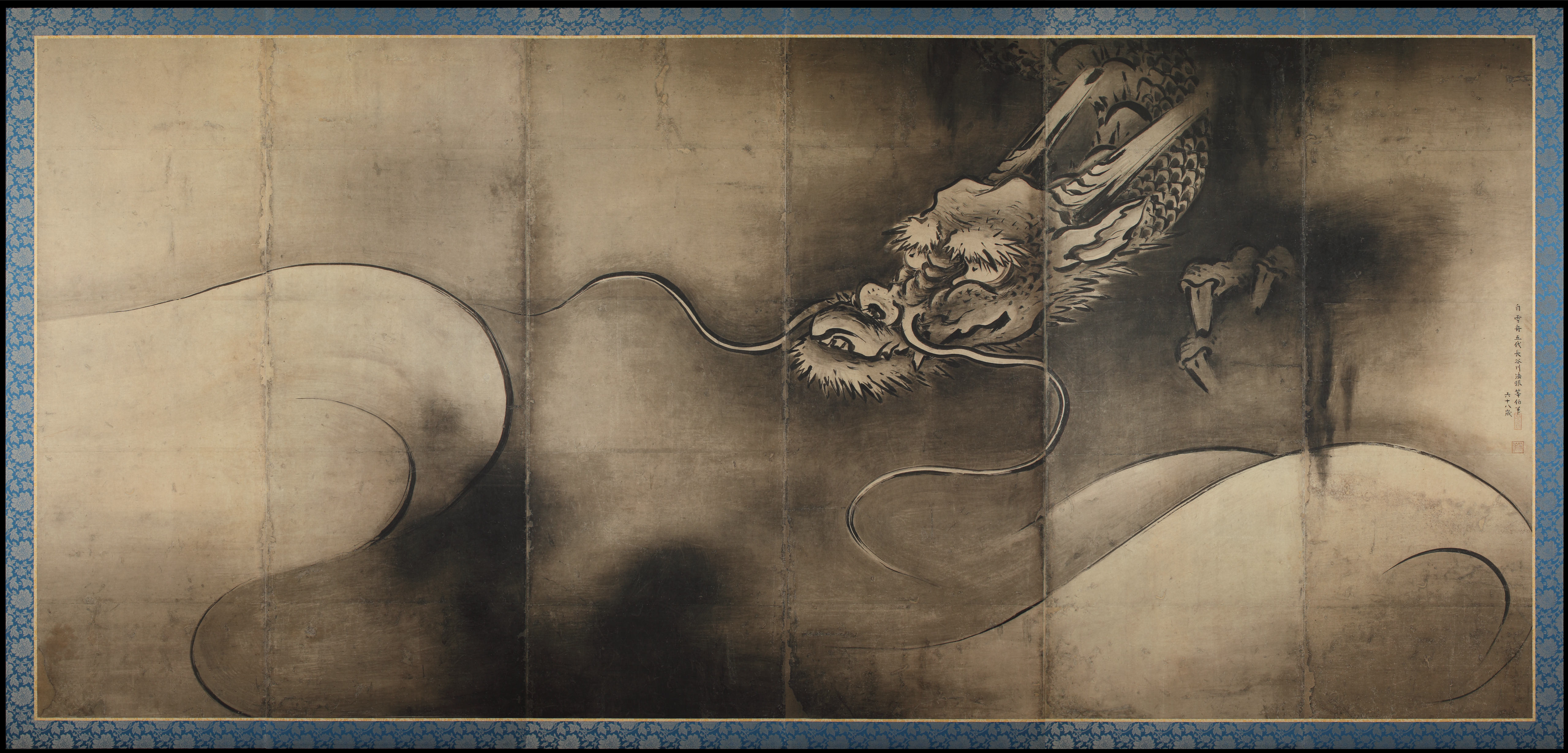 龍虎図屏風｜作品紹介｜キヤノン 綴プロジェクト｜キヤノングローバル