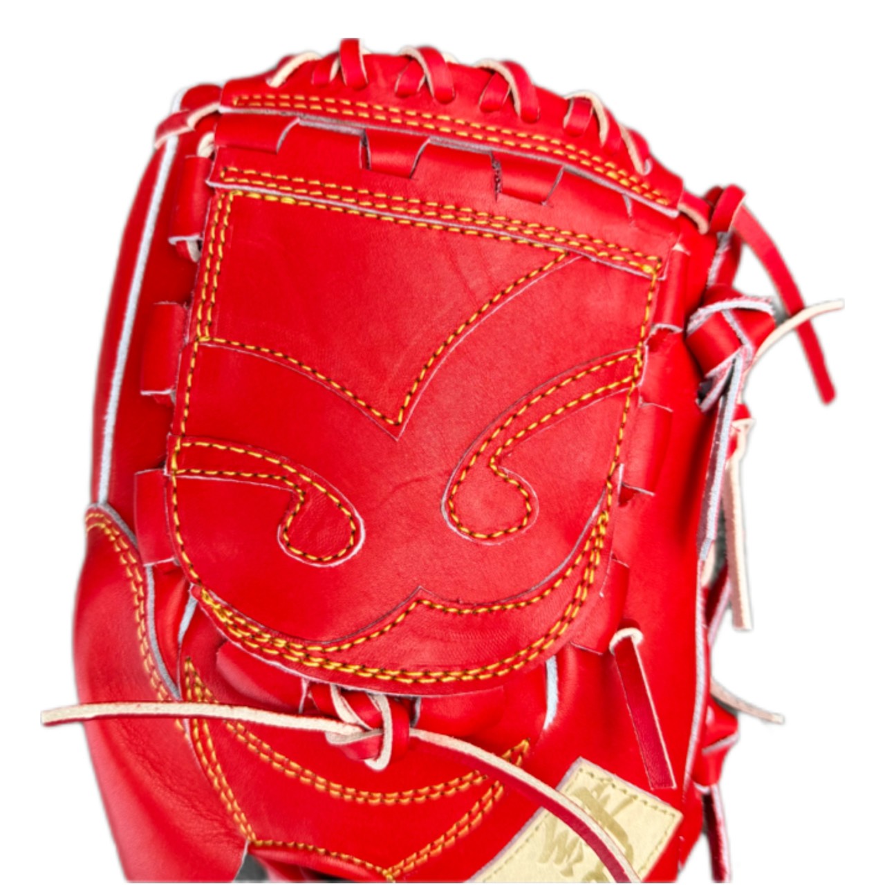 極美品】Glom 硬式投手用グラブレッド 投手用グローブ – 野球グラブ