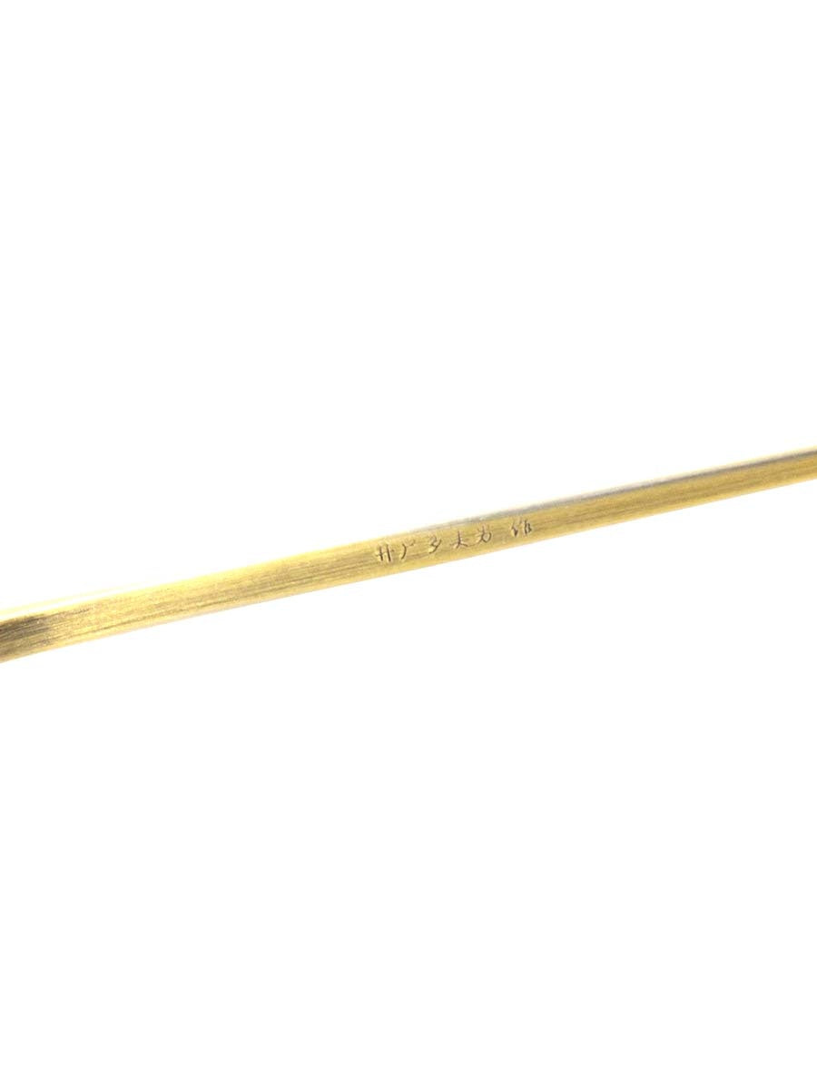 金子眼鏡 井戸多美男作 T-416 メガネ ゴールド メタル ラウンド | 中古