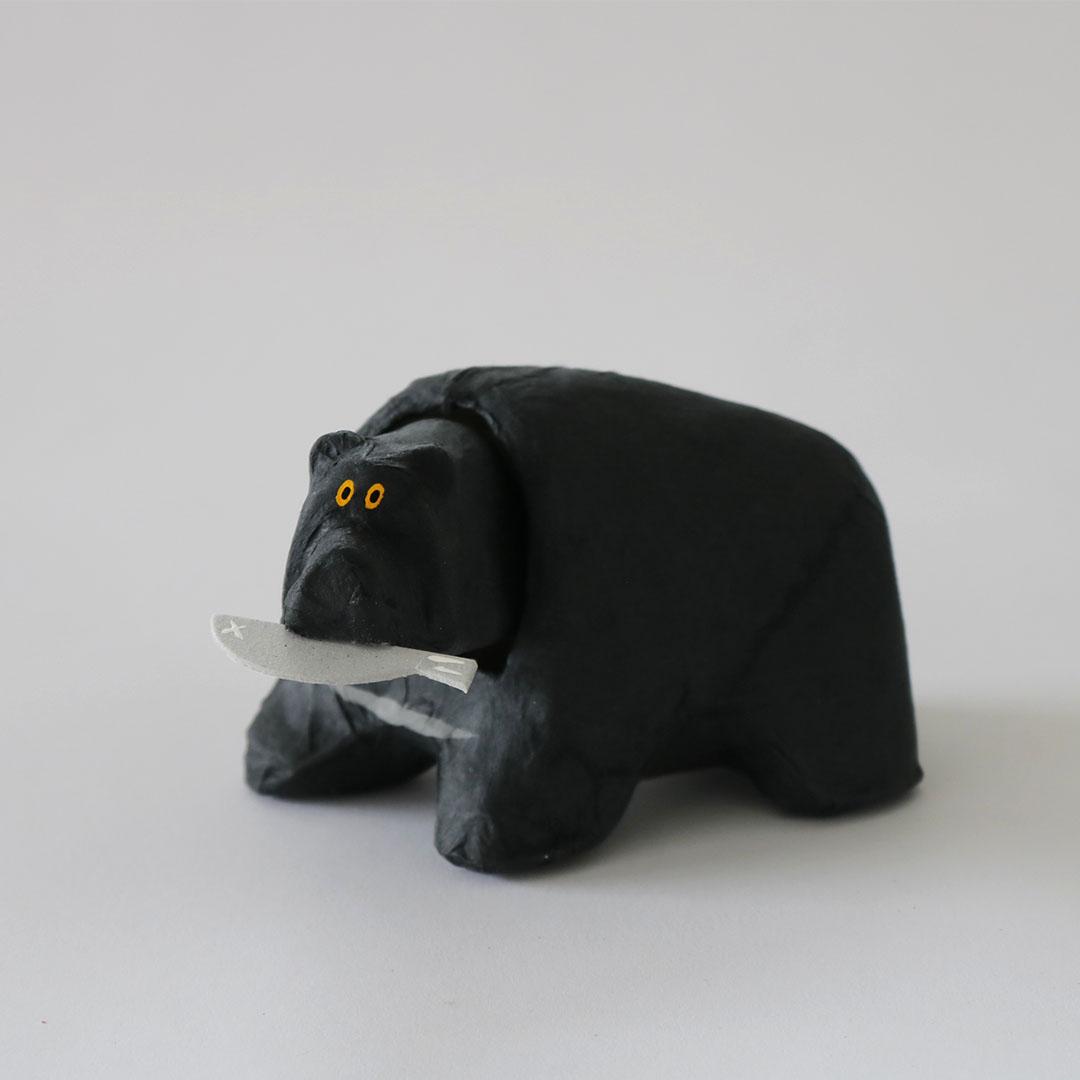 hariko 熊 kuma｜張り子・オブジェ｜tegoto - graf | graf online shop