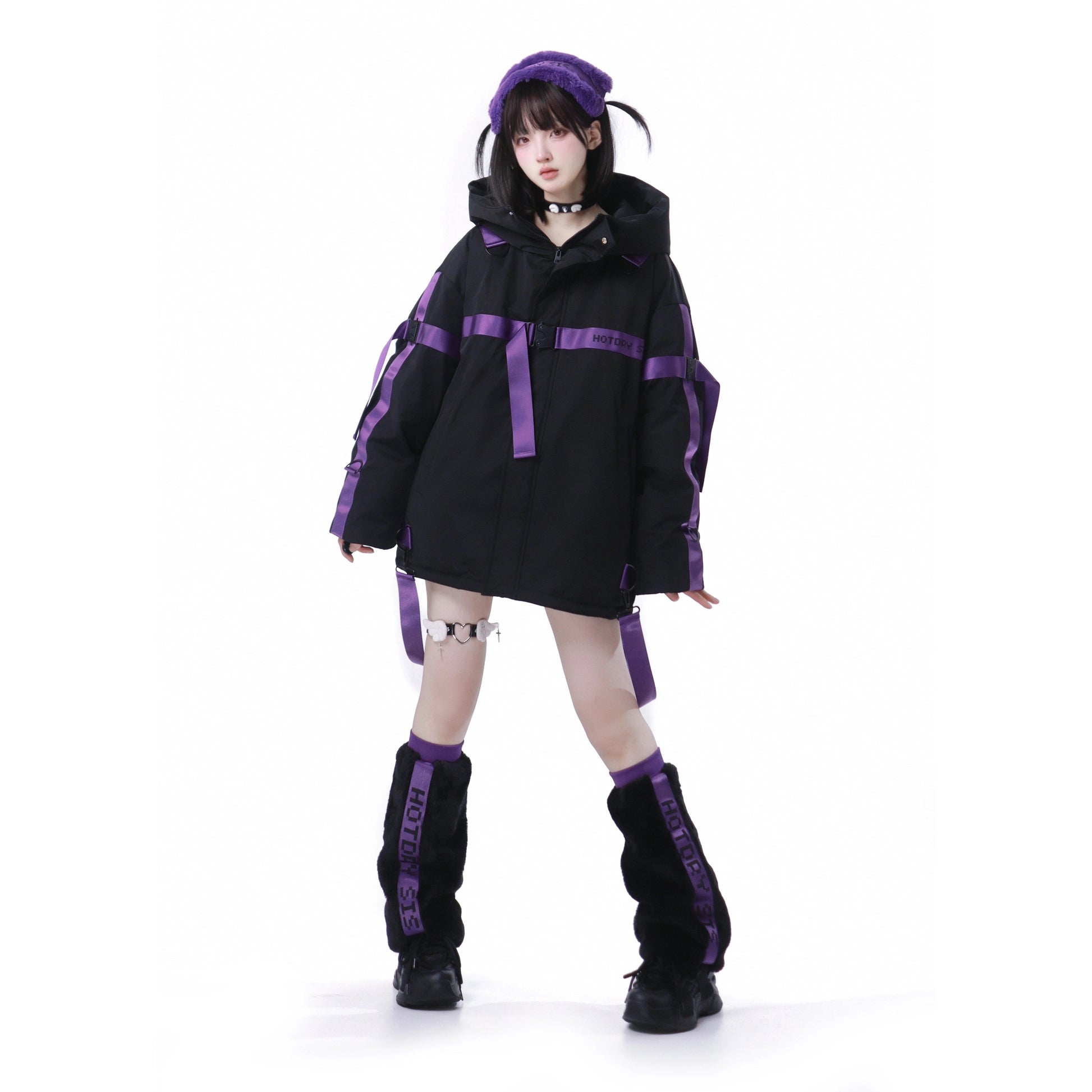 Angel Neighborhood Cold Weather Jacket Cyber ​​Set Up Fluffy