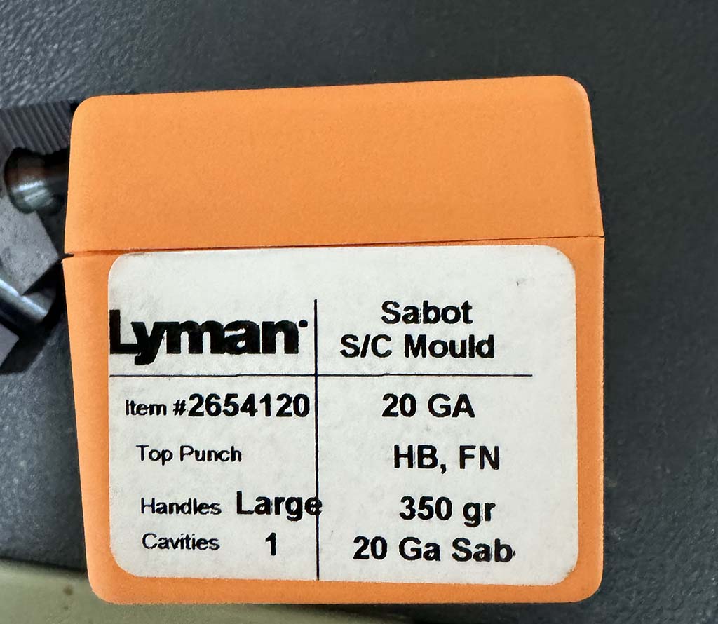 Lyman 20ゲージ サボットスラッグ モールド(350gr) – くまくまガンショップ