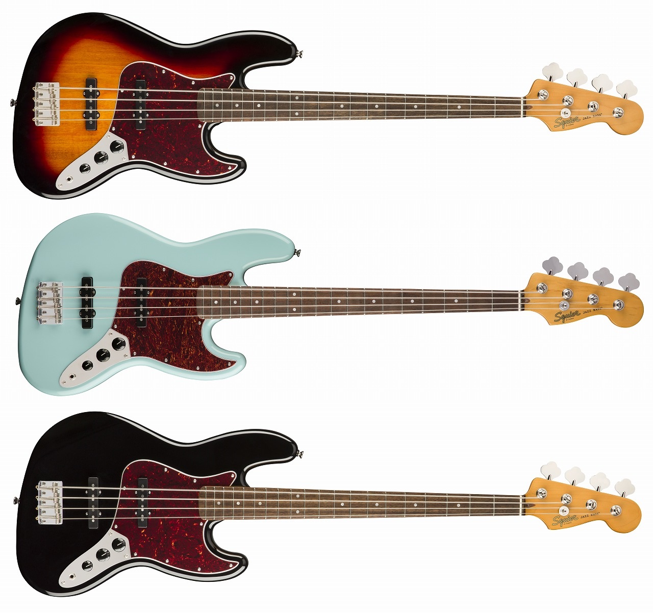 NAMM2019:エレキベース】-Squier-Classic Vibeシリーズに年代別モデル