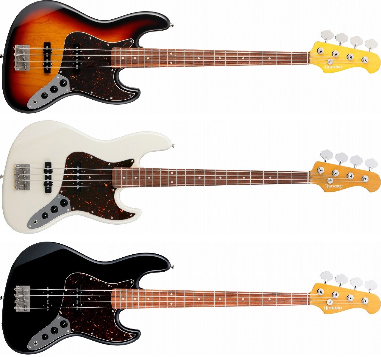 エレキベース】-HISTORY-既存モデルが一新！ヒストリーエレキベース