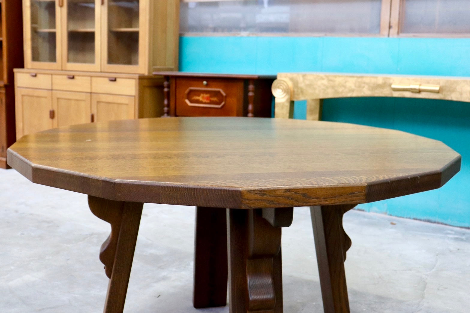 GMHS565○オランダ製 ダッチカントリー ダイニングテーブル 食卓