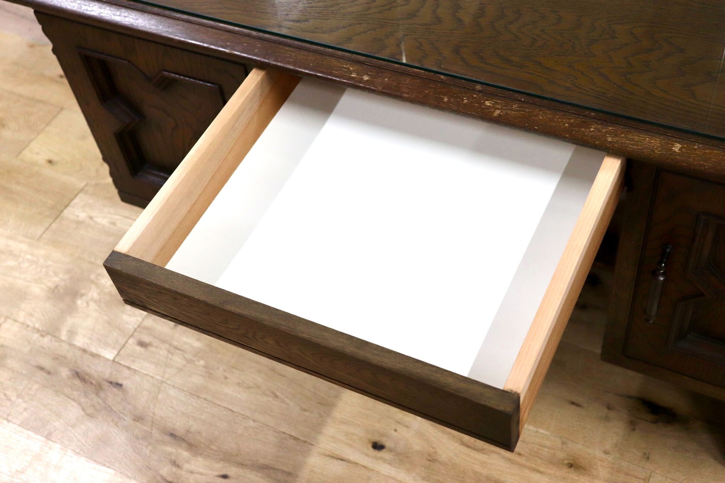 GMGK535○神戸家具 洋家具 永田良介商店 三面鏡 ドレッサー 鏡台