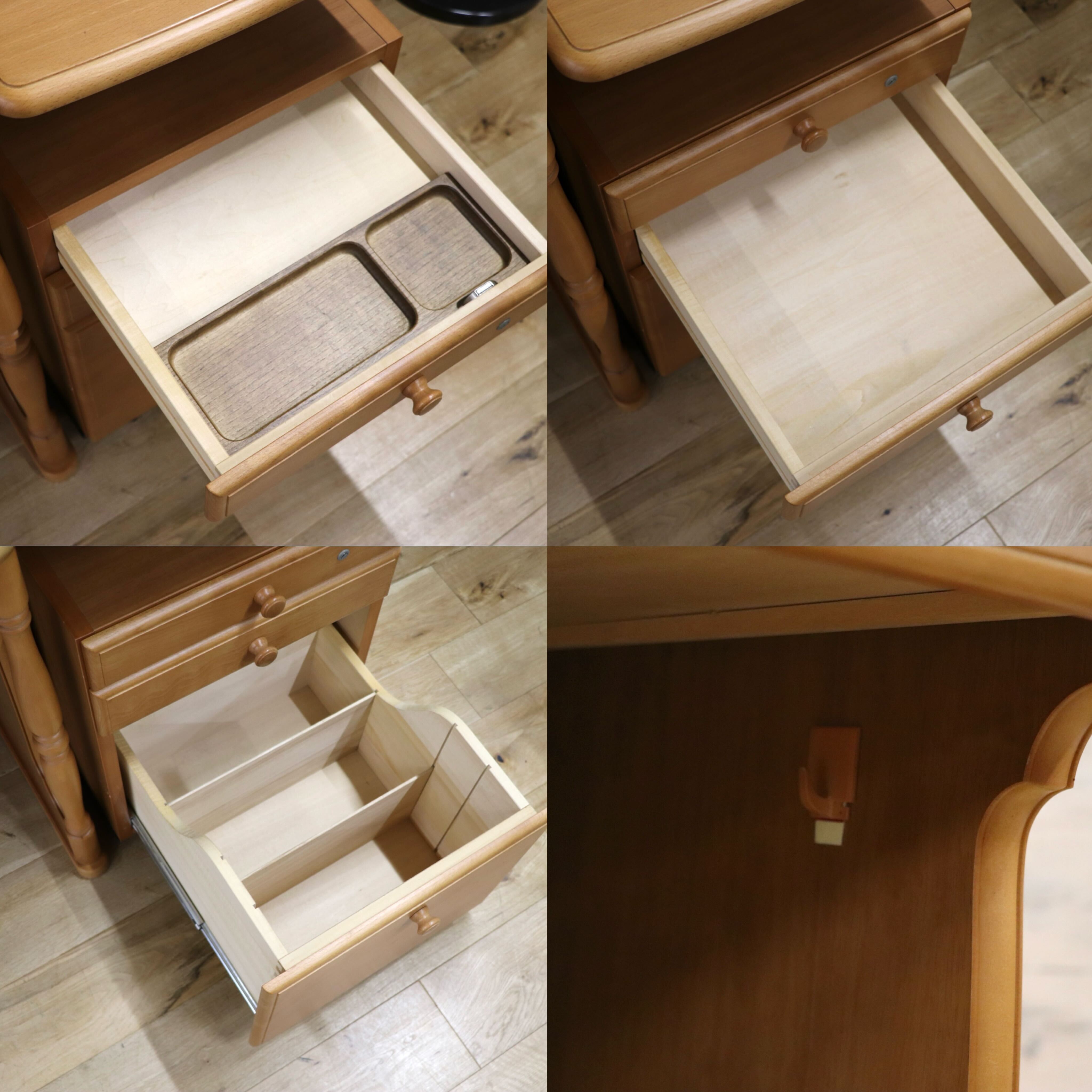 GMGK393○karimoku / カリモク 学習机 勉強机 木製デスク 作業台