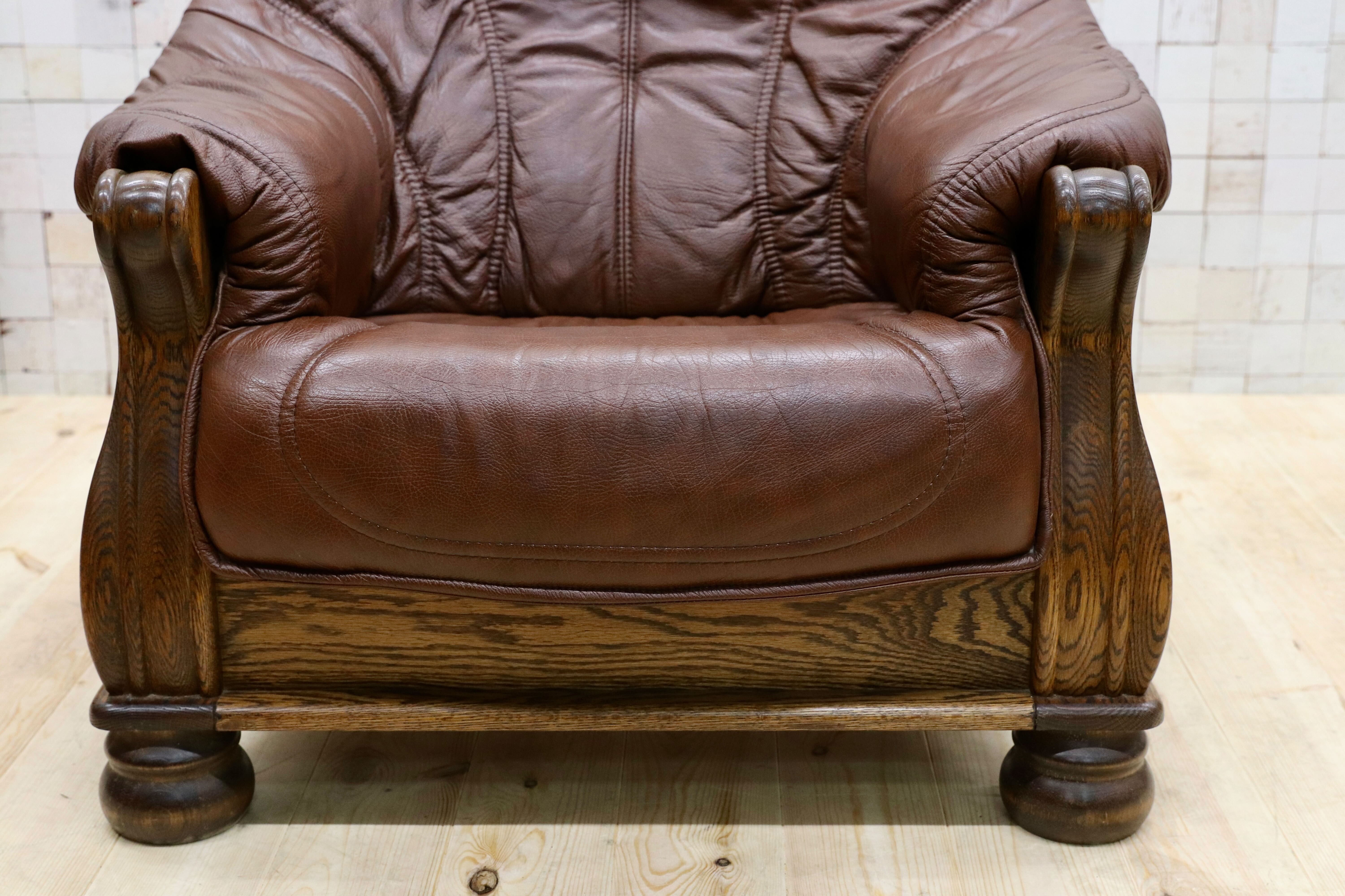 GMGT226B○オランダ製 ダッチカントリー 1人掛けソファ シングルソファ