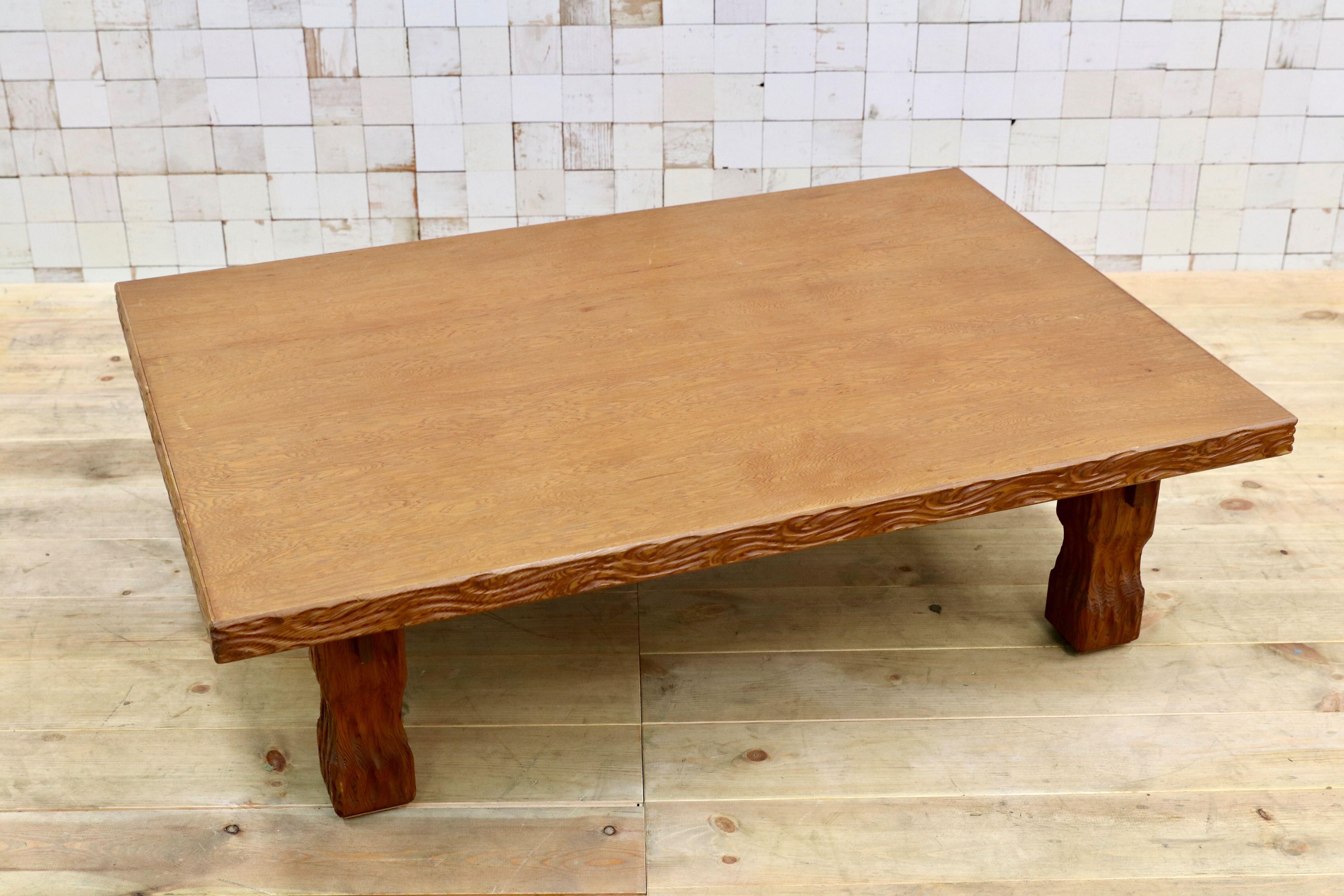 GMHK765○世界遺産屋久杉 座卓 センターテーブル リビングテーブル