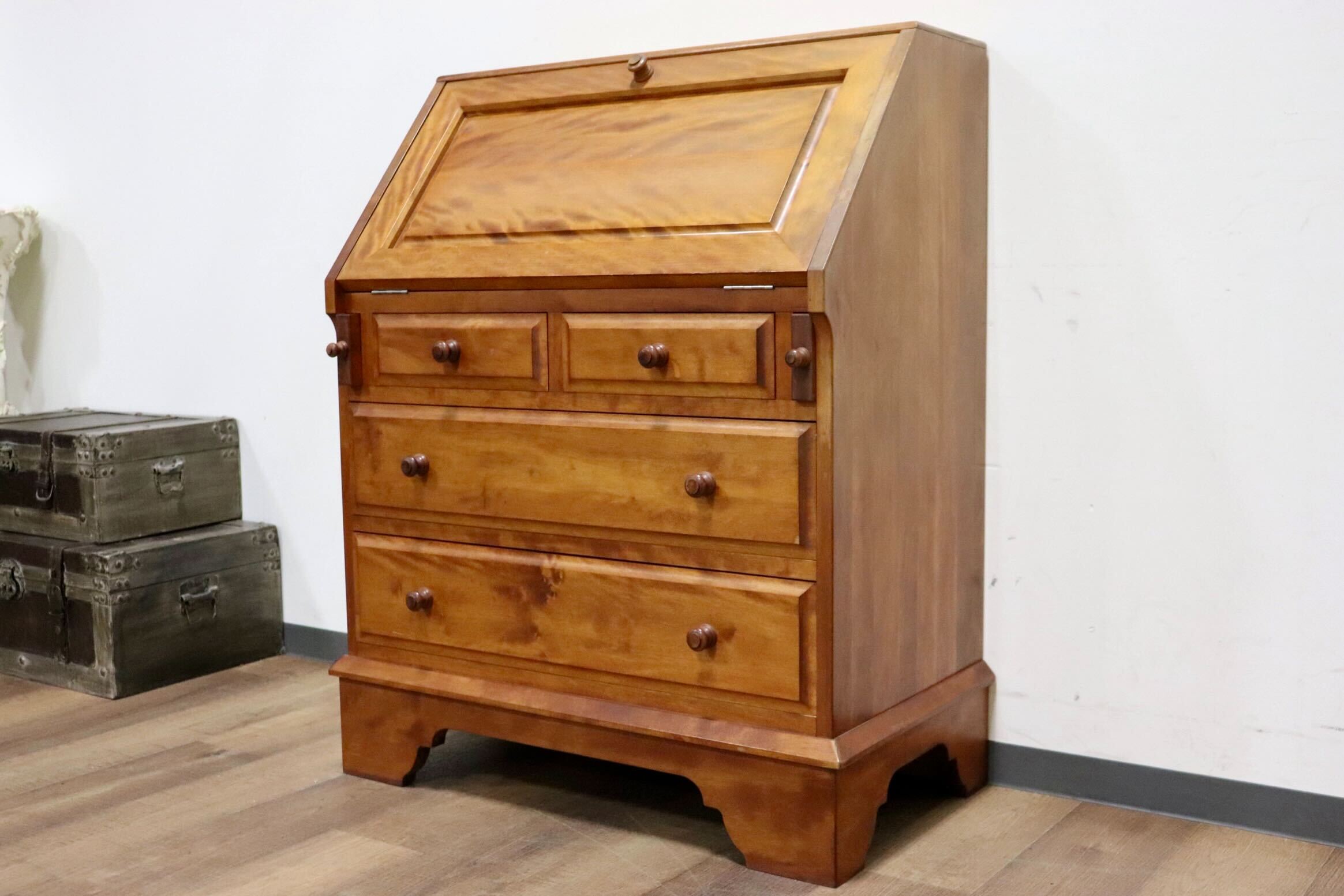 Sale 国産ヴィンテージ 北海道 旭川 近藤工芸 ライティングビューロー