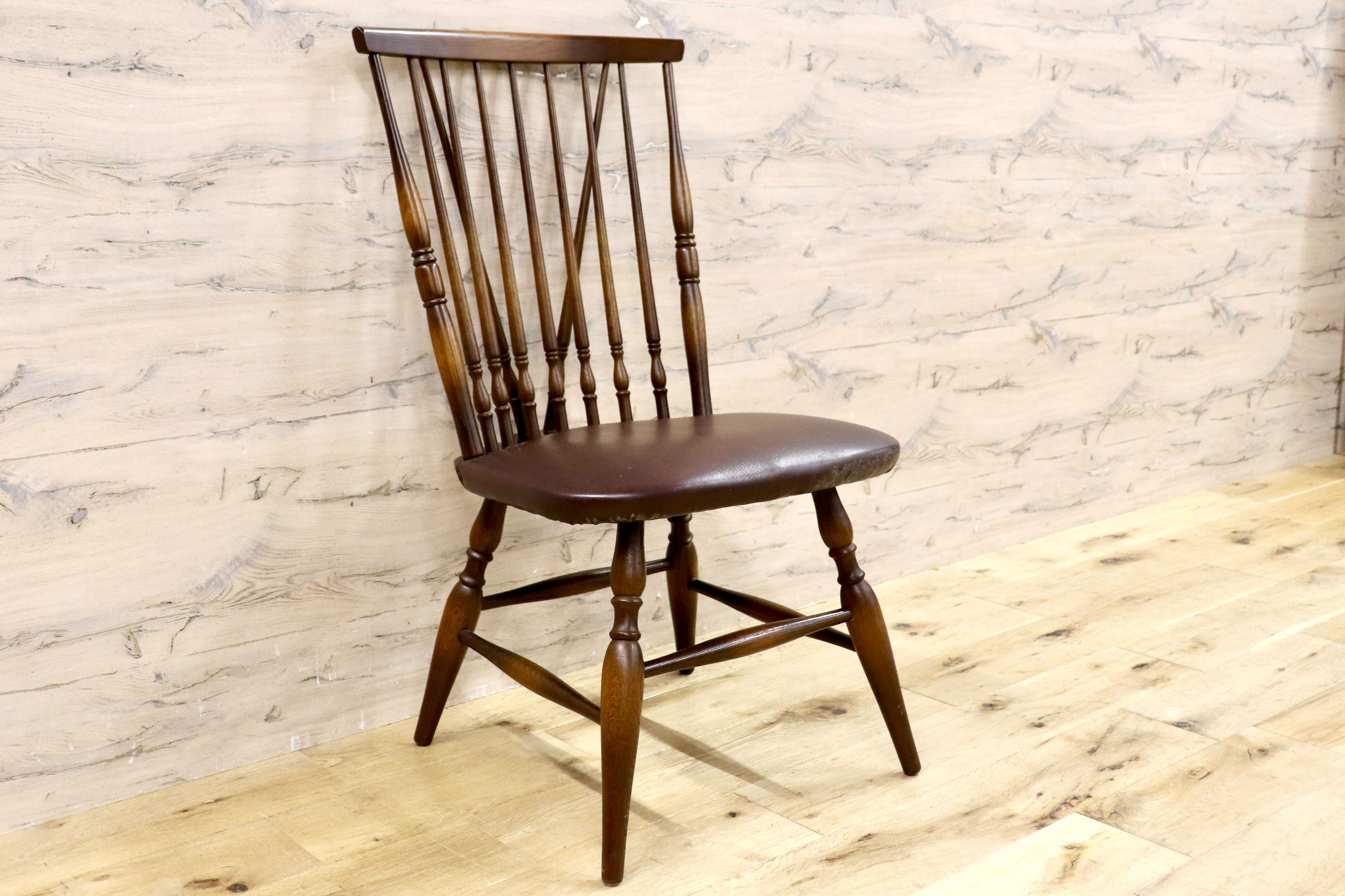 GMHH393B○飛騨産業 / HIDA キツツキ ダイニングチェアウィンザー