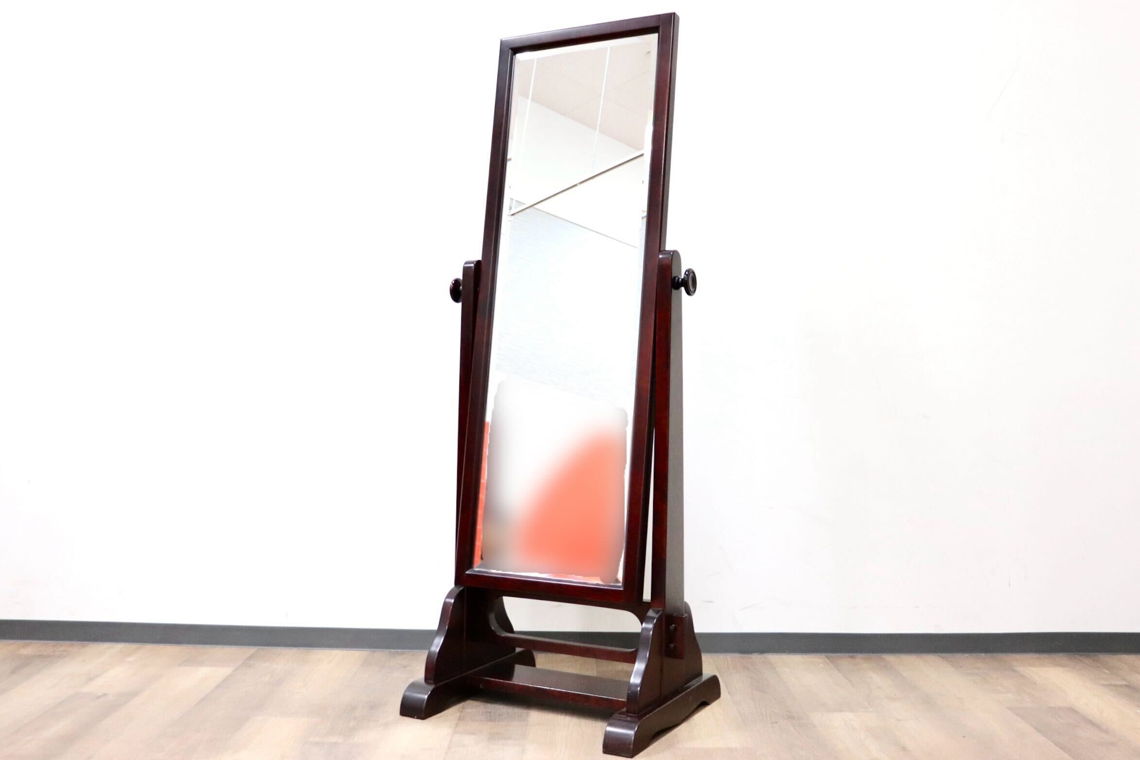 GMHK520○松本民芸家具 姿見 スタンドミラー 全身鏡 ミズメザクラ 民藝