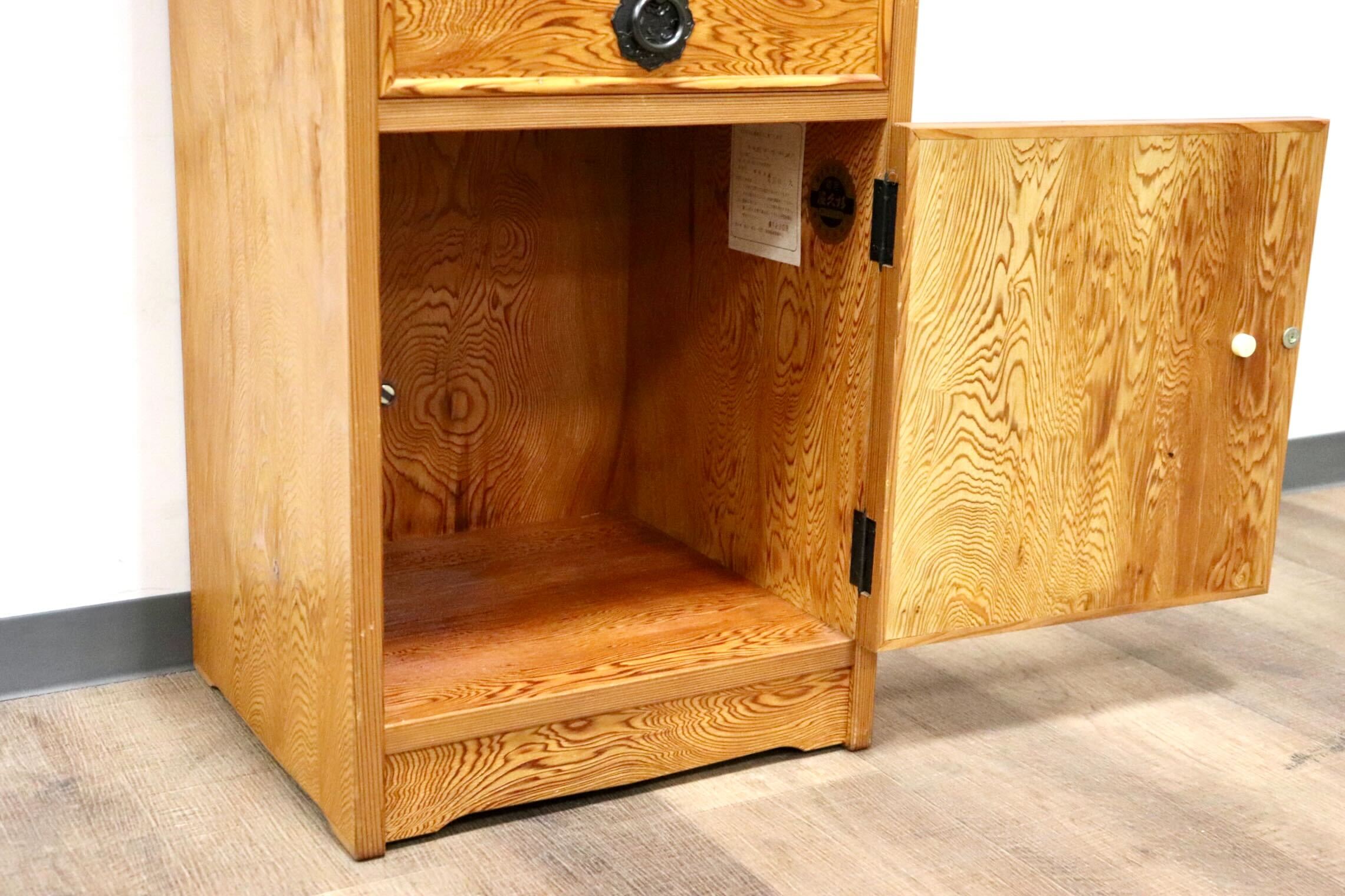 GMGK36○世界遺産屋久杉 最高級 電話台 TEL台 飾り棚 花台 収納家具