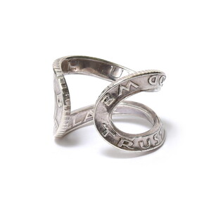 Folk/N(フォークバイエヌ)シルバー900コインリング MF-015 19422400188