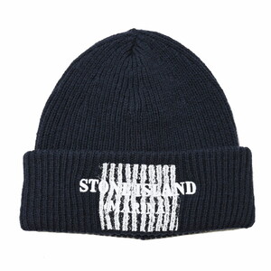 STONE ISLAND(ストーンアイランド) MARINA ウールロゴニットキャップ
