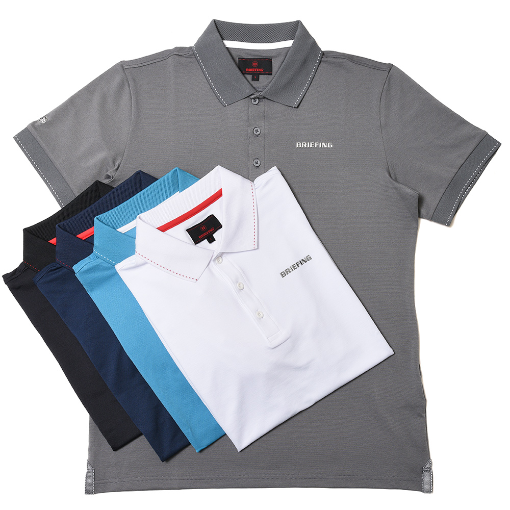 BRIEFING（ブリーフィング）ストレッチナイロンピケS/Sポロ MS BASIC