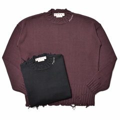 SALE】MARNI（マルニ）コットンダメージニットカーディガン CDMG0136Q0