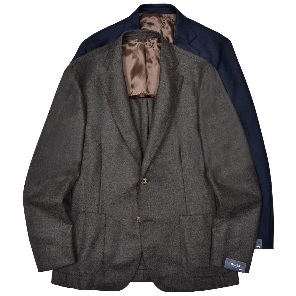 SALE】BARBA（バルバ）EASYイージー ウールカシミアサキソニー2B