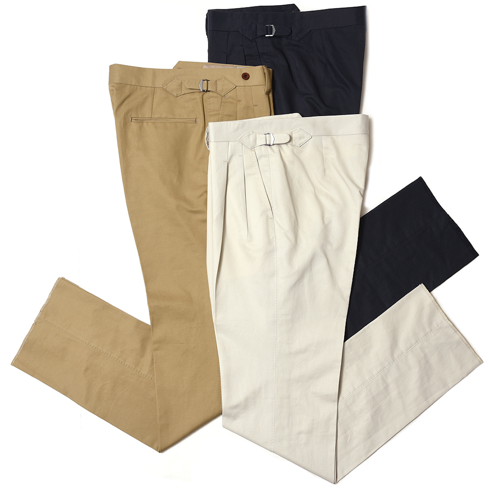 SALE】IGARASHI TROUSERS（五十嵐トラウザーズ）コットンリネンカルゼ