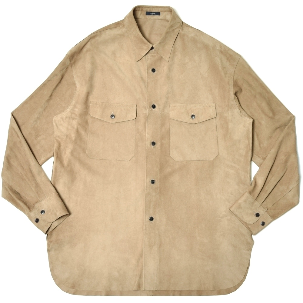 YLEVE（イレーヴ）ラムスエードレザーシャツ 4150006 11041000204