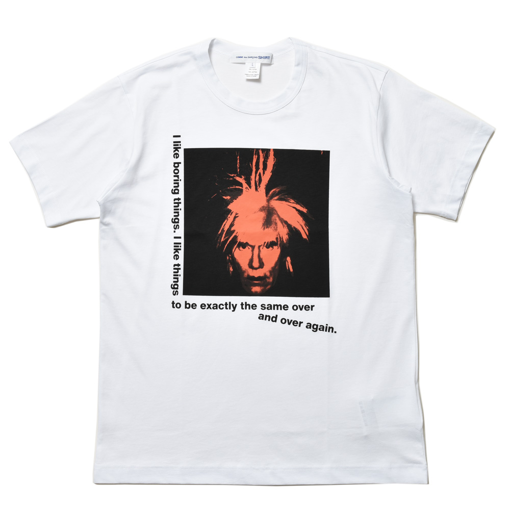 COMME des GARCONS SHIRT（コムデギャルソンシャツ）Andy Warhol