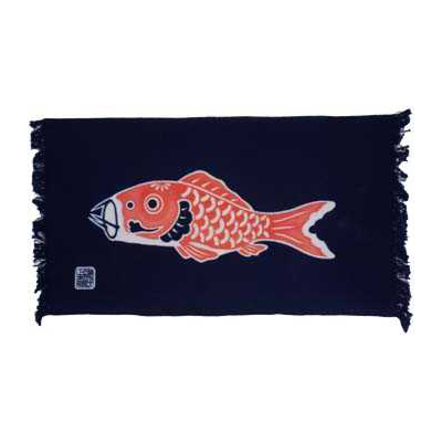 郡上本染 テーブルセンター 鯉のぼり(赤) | 渡辺染物店｜郡上八幡屋