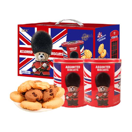 ゼック ブリティッシュベア クッキー 1200g ギフトボックス - 複数