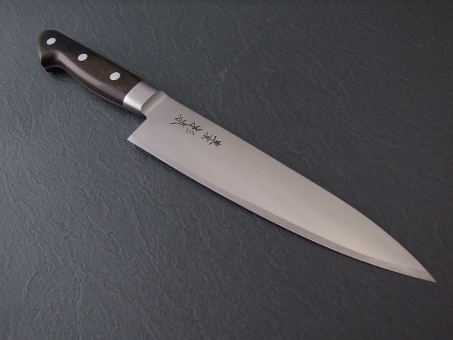 東京 杉本刃物 牛刀 330ミリ 炭素鋼 ツバ付き最上品 - 川口金物店