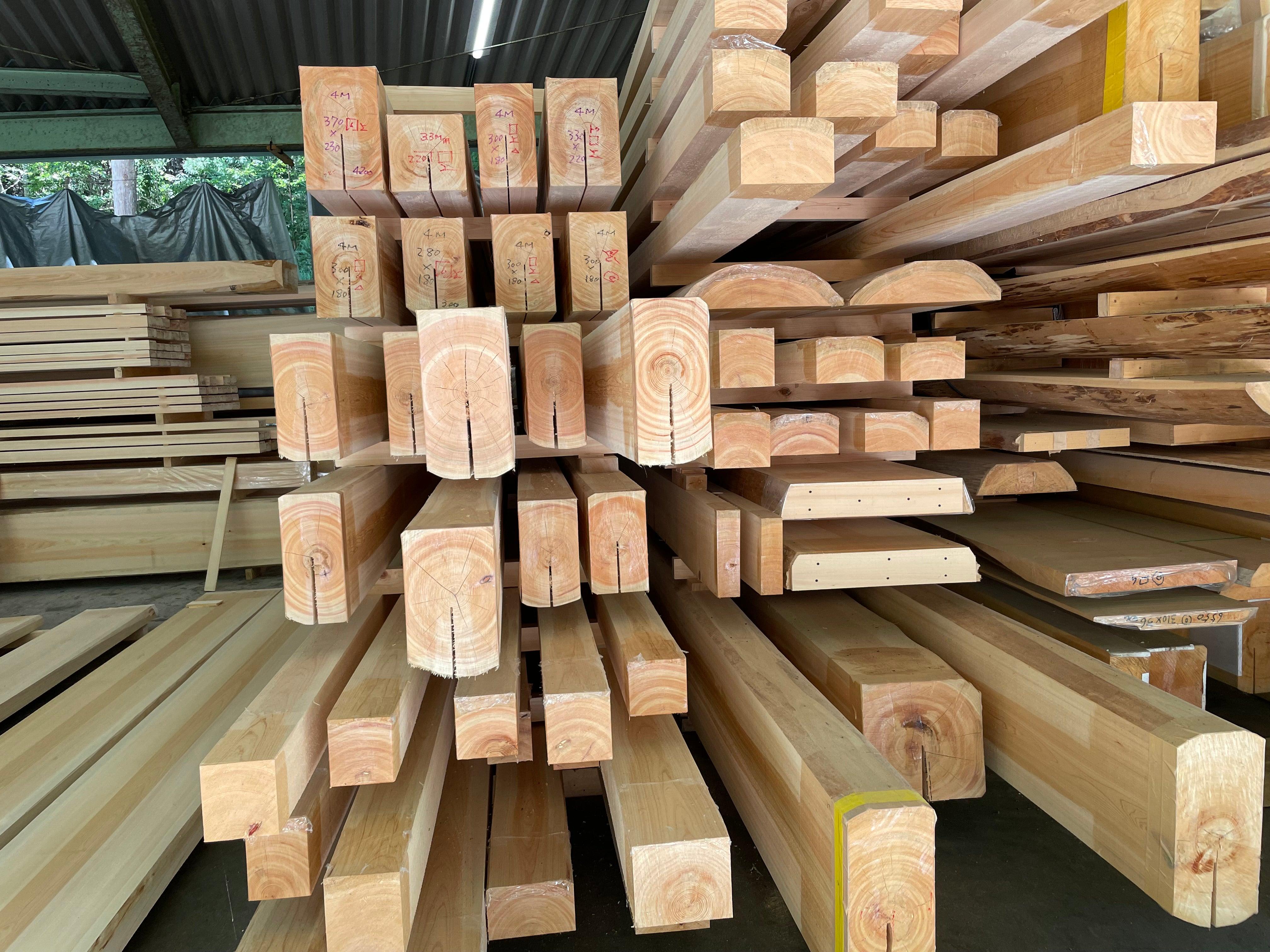 HINOKI Raw wood(Yoshino Hinoki JAPAN) – Hanabusa Hinoki Cypress