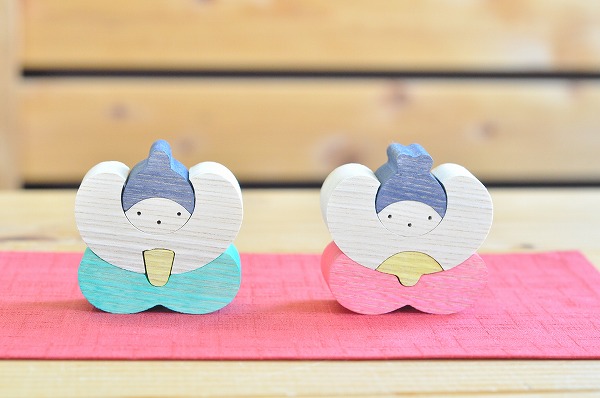 雛人形 遊プラン・小黒三郎 ちょうびな 木のおもちゃHANA