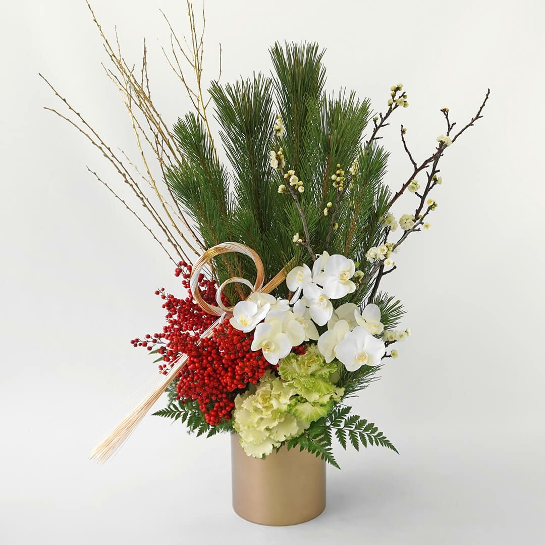 お正月アレンジメント＜慶賀（けいが）＞｜青山花茂本店