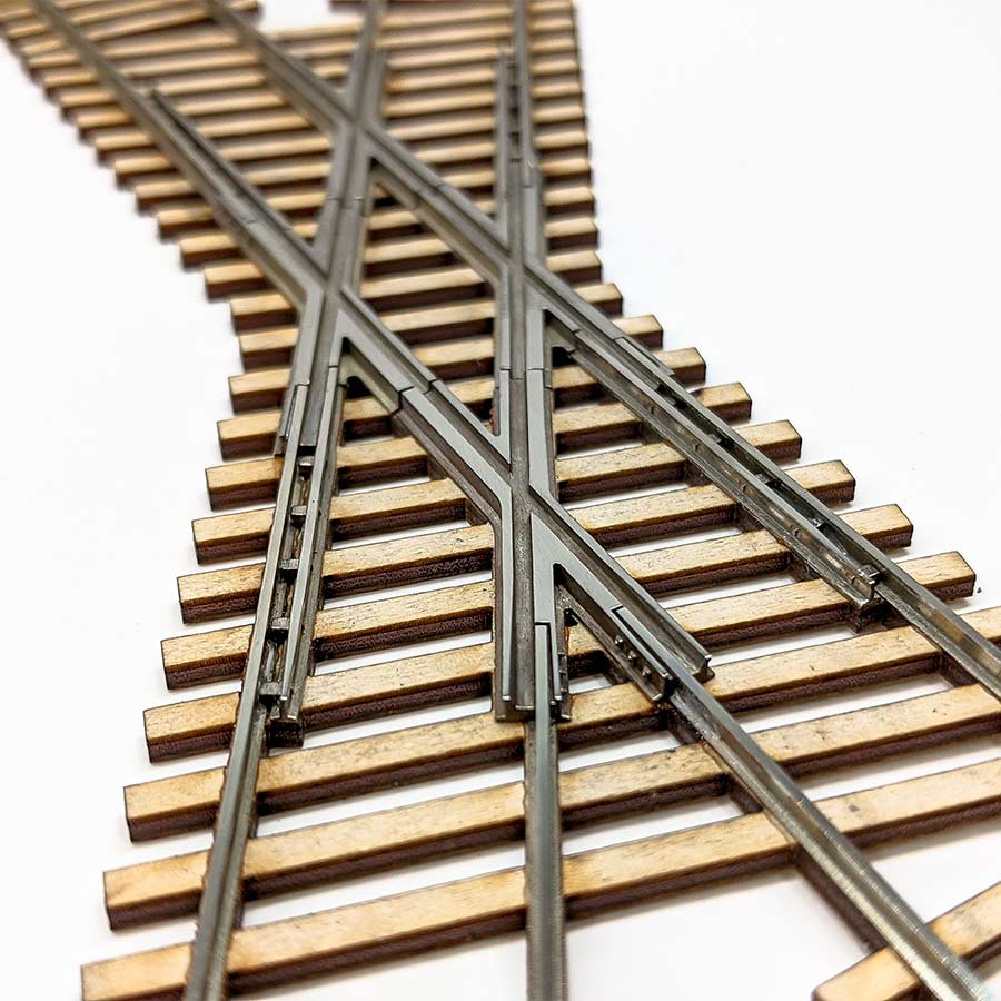 Diamond Line HO Scale, 30° Code 83 Single Crossing kit