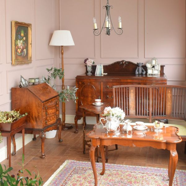 英国アンティーク木製サイドボード/キャビネット/チェスト/テーブル91