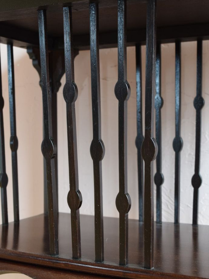 マホガニー材の美しいアンティークテーブル、猫足のサイドテーブル(q