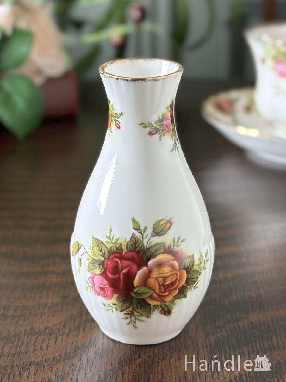 高級感のある大人の英国銀雑貨、アンティークシルバーのフラワーベース