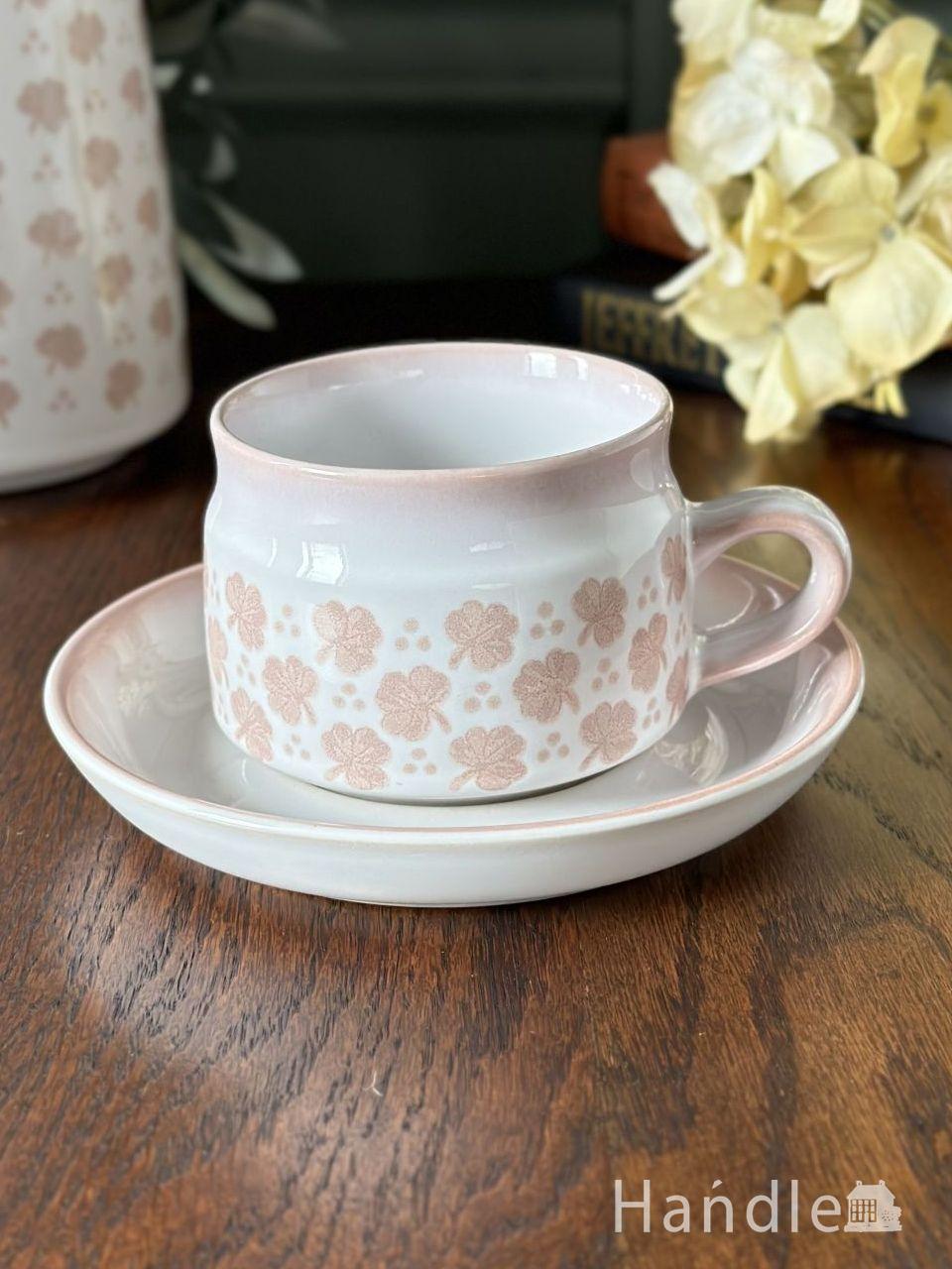 イギリスから届いたビンテージの食器、DENBYのカップ＆ソーサーFalling