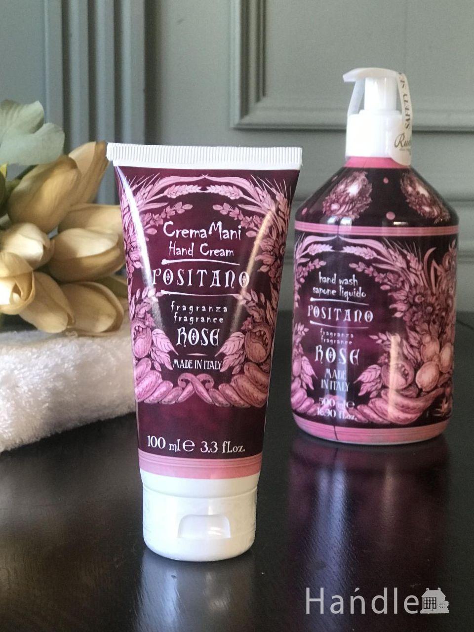 La Maioliche（ラ・マヨルカ）のハンドクリーム、ポジターノローズ(n22