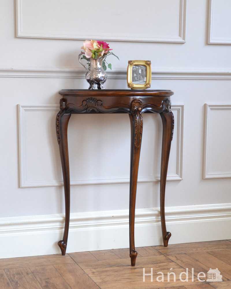 アンティーク風のコンソールテーブル（S）(y-113-f)｜アンティーク風